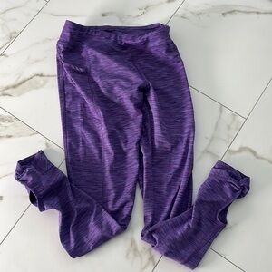 Land’s End youth purple leggings